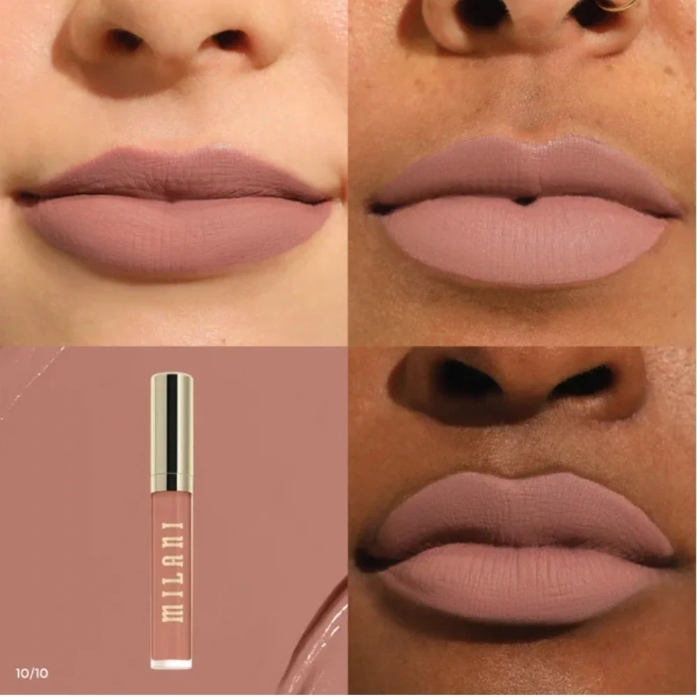 Milani Stay Put Liquid Lip Matte Longwear Lipstick 0.10 oz 120 10/10 Nude
